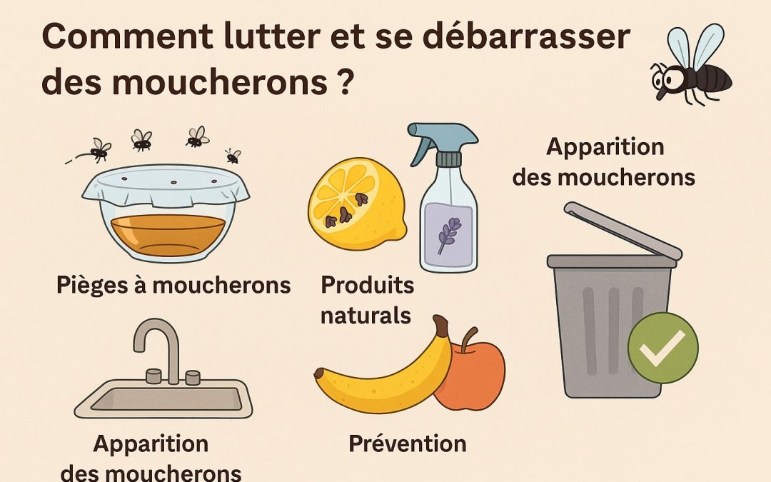 Comment lutter et se débarrasser des moucherons ?