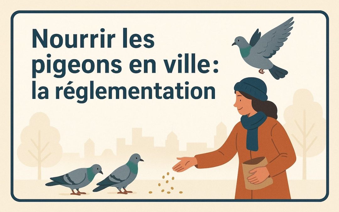 Nourrir les pigeons en ville : la règlementation