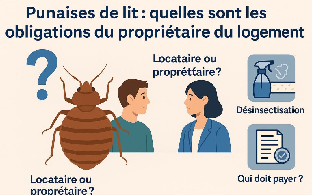 Punaises de lit : quelles sont les obligations du propriétaire du logement ?