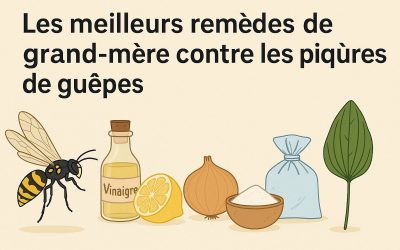 Les meilleurs remèdes de grand-mère contre les piqûres de guêpes