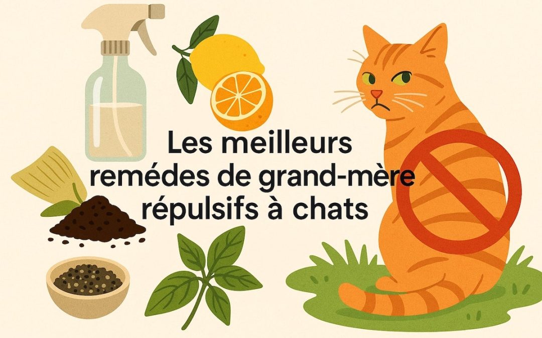 Les meilleurs remèdes de grand-mère répulsifs à chats (Guide complet)