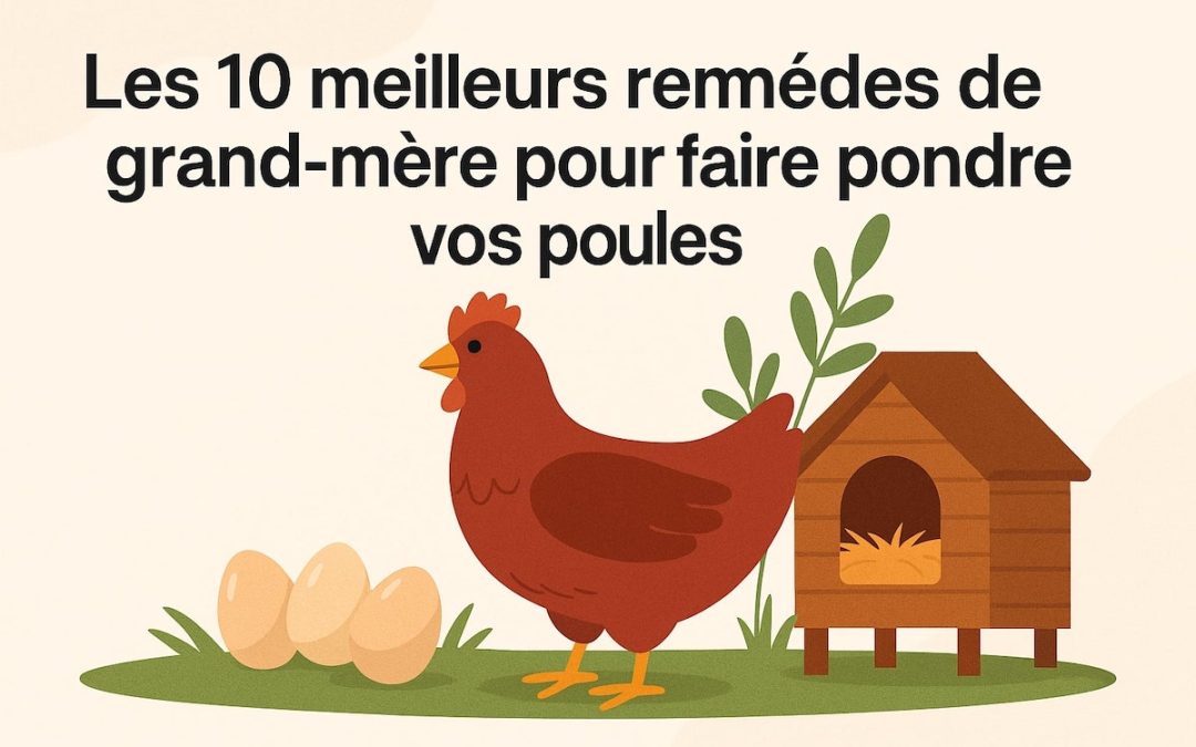 Les 10 meilleurs remèdes de grand-mère pour faire pondre vos poules