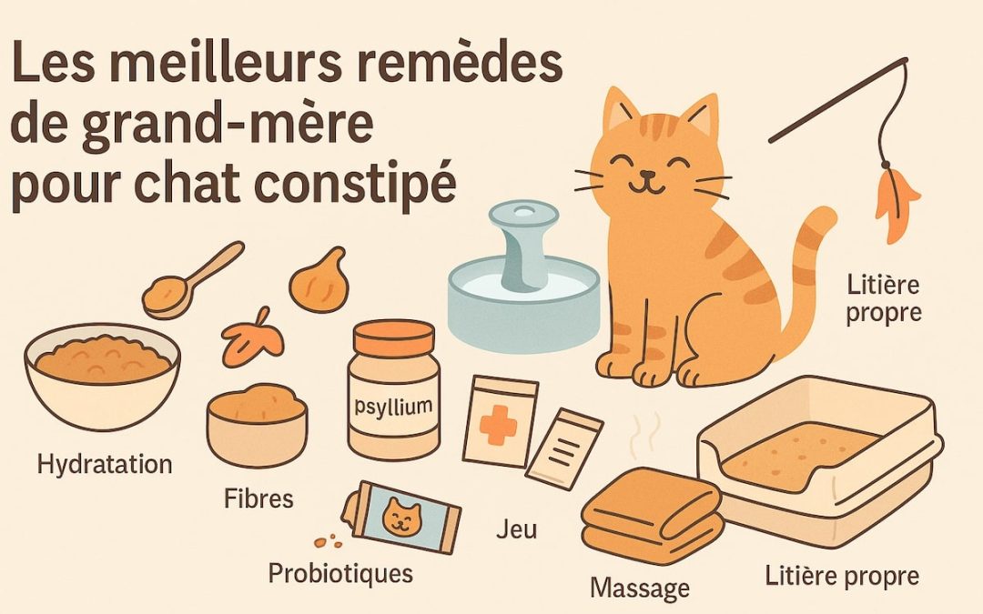 Les meilleurs remèdes de grand-mère pour chat constipé