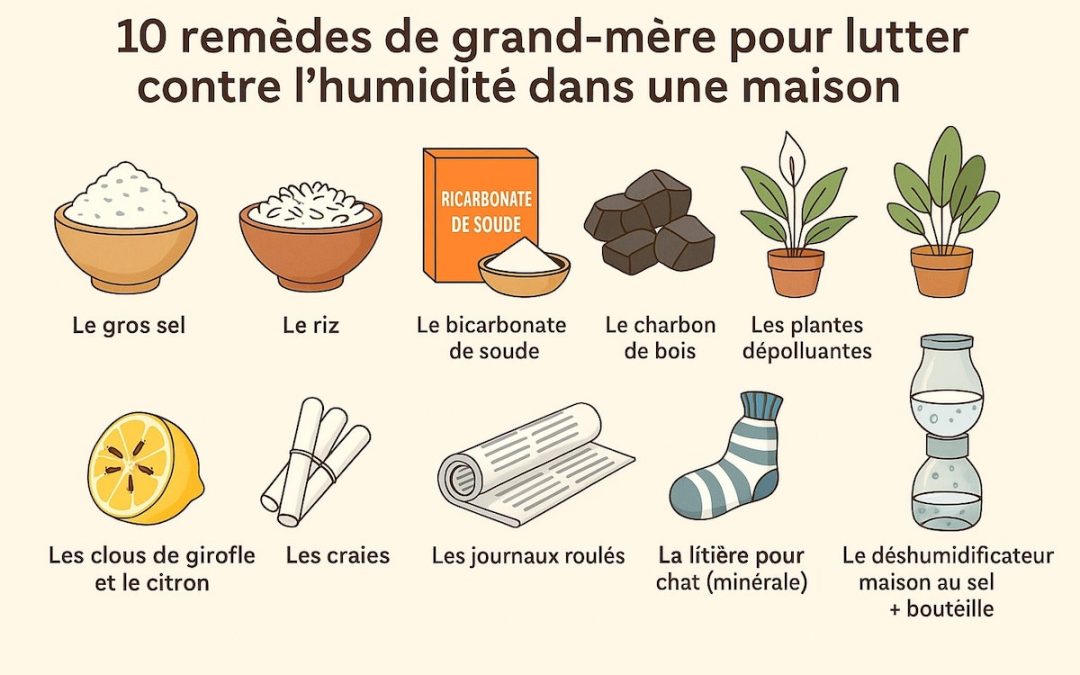 10 remèdes de grand-mère pour lutter contre l’humidité dans une maison