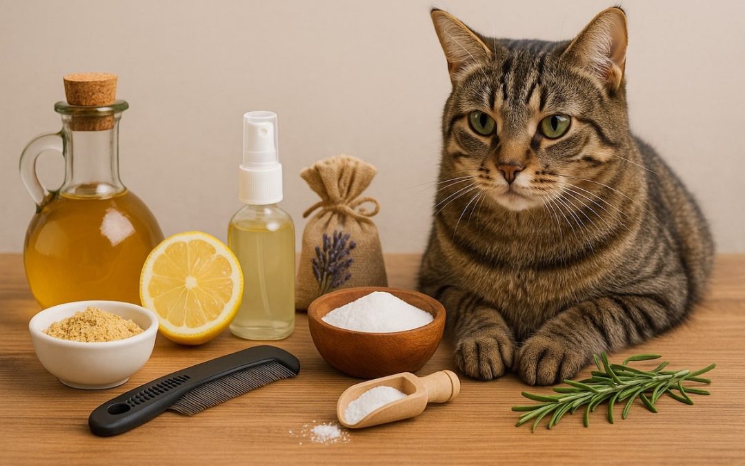 Les meilleurs remèdes de grand-mère contre les puces de chat